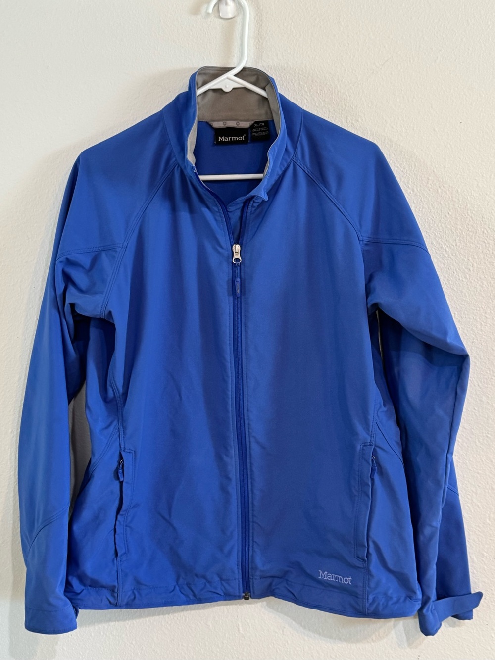 Marmot Women’s Levity Soft shell Hiking Jacket Blue Gorpcore Size XL